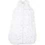 Domiva Gigoteuse d'été en mousseline imprimée étoiles - Blanc et Gris - 0-6 mois (70 cm) pour nuits fraîches