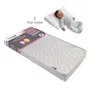 Tineo - Matelas Climatisé Évolutif pour Bébé 60x120 cm - Double Face Hiver/Été - Coeur Mousse Polyuréthane 16kg/m³ - Fabriqué en France