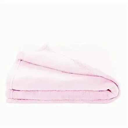 Domiva Couverture Bébé et Enfant en Microfibre Rose Ultra Douce et Légère - 100 x 150 cm