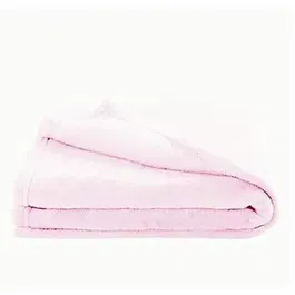 Domiva Couverture Bébé et Enfant en Microfibre Rose Ultra Douce et Légère - 100 x 150 cm