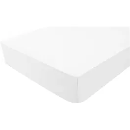 Domiva - Lot de 2 Draps Housse Bébé en Coton Jersey - 60 x 120 cm - Blanc Perle - Extensible et Durable