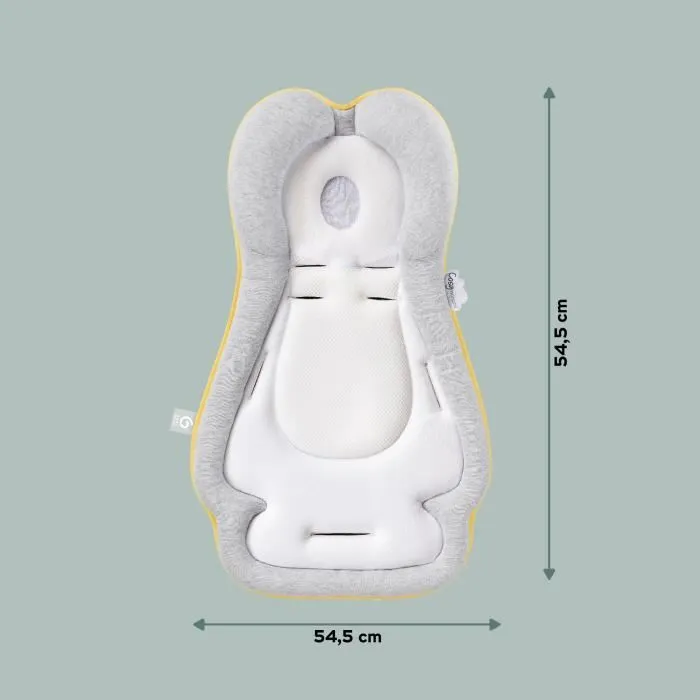 Babymoov Cosymorpho Smokey fresco, Réducteur Ergonomique pour Bébé, Tête et Corps Bien Ronds, Tissu Doux et Respirant
