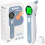 Beaba Termospeed Thermomètre Digital Sans Contact Infrarouge - Mesure Frontale, Auriculaire et Ambiante - Alerte Fièvre - Prise Ultra Rapide - Écran LCD