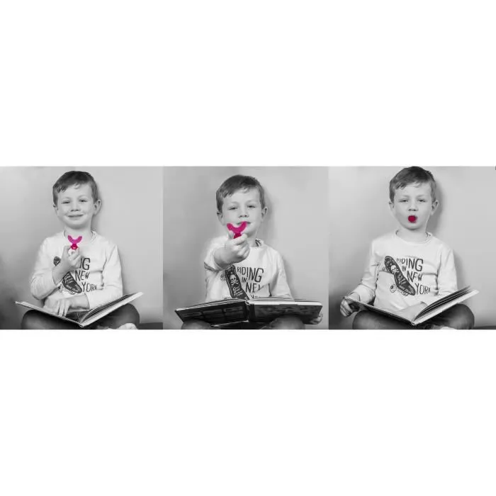 Machouyou Dispositif médical gouttière pour arrêter la tétine, réaligner les dents dès 2 ans, couleur prune