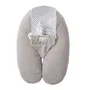 Tineo Multirelax Éponge - Coussin de grossesse et d'allaitement multifonctions - D'houssable - Système de harnais à pressions - 78x44 cm - Gris