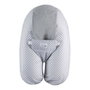 Tineo Coussin de Grossesse et d'Allaitement Multifonctions Multirelax Éponge Gris