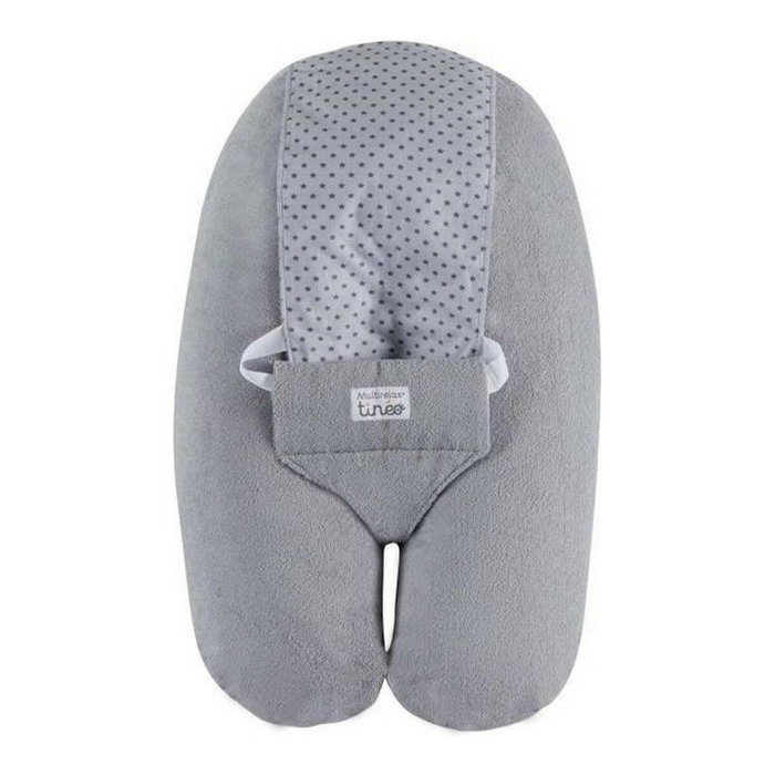 Tineo Coussin de Grossesse et d'Allaitement Multifonctions Multirelax Éponge Gris