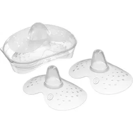 MAM Bout de sein en silicone pour allaitement, taille S, lot de 2 pièces avec boîte de stérilisation