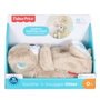 Mattel Peluche Nutria de Relaxation pour Heure du Coucher - Émet des Sons Apaisants et Mouvement du Ventre - 1 Mois à 99 Ans