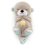 Mattel Peluche Nutria de Relaxation pour Heure du Coucher - Émet des Sons Apaisants et Mouvement du Ventre - 1 Mois à 99 Ans