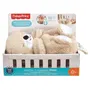 Fisher-Price FXC66 - Ma Loutre Câlins Bonne Nuit - Peluche Veilleuse Musicale Lumineuse pour Bébé - Imite Battements de Coeur et Respiration - Jouet d'Eveil dès la Naissance