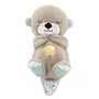 Fisher-Price FXC66 - Ma Loutre Câlins Bonne Nuit - Peluche Veilleuse Musicale Lumineuse pour Bébé - Imite Battements de Coeur et Respiration - Jouet d'Eveil dès la Naissance