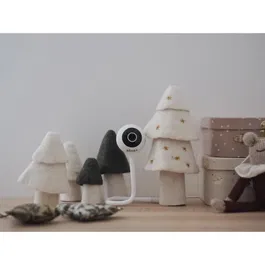 Beaba Ecoute Bébé Vidéo Zen Connect - Surveillance Full HD 1080p Nuit, Compatible App Smartphone/Tablette iOS et Android, Longue Portée, Berceuses Intégrées