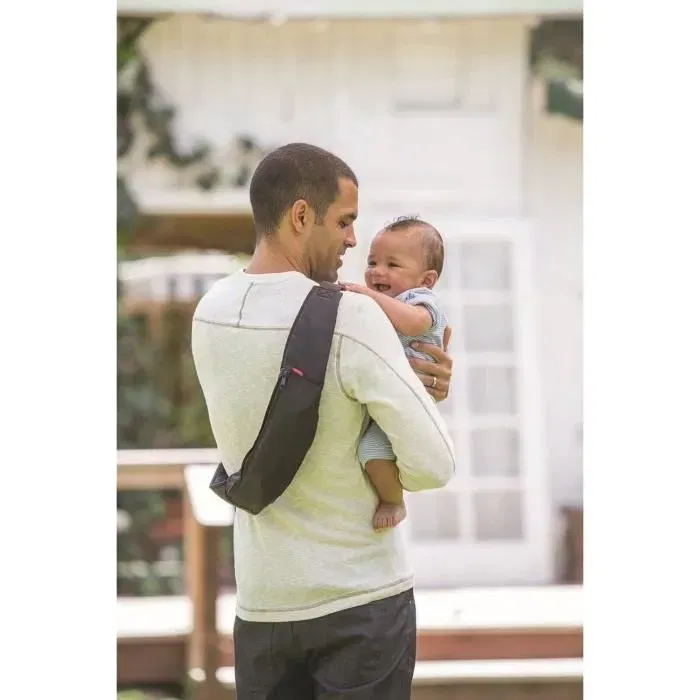 Infantino Porte-Bébé Banane Zip Travel - Pliable, Léger, Support jusqu'à 18 kg