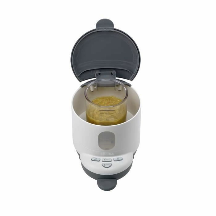 Béaba Bib'Expresso Préparateur et Chauffe-Biberon Blanc et Gris