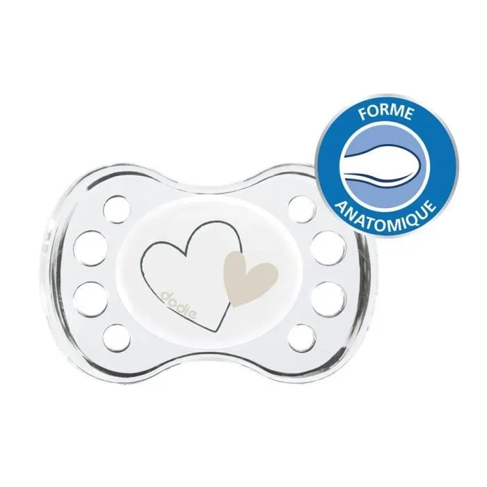 Dodie Coffret Biberon en Verre Triangulaire Motif Biche avec Tétines Plates Anti-Colique, 150 ml et 270 ml, pour Nourrissons 0-6 Mois