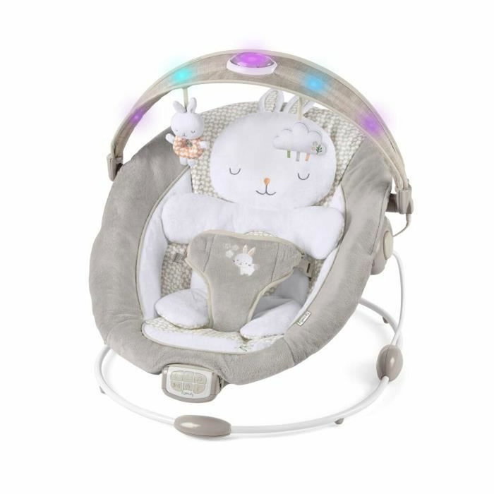 Ingenuity Transat Bébé Petit Lapin Twinkle Tails Gris Ingenuity Transat Bébé Petit Lapin Twinkle Tails Gris