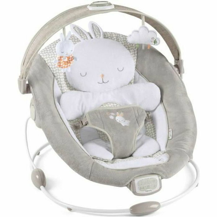 Ingenuity Transat Bébé Petit Lapin Twinkle Tails Gris Ingenuity Transat Bébé Petit Lapin Twinkle Tails Gris