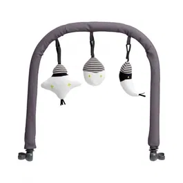 Beaba Arche de jeux pour transat Up&Down I - Accessoire d'éveil et de motricité pour bébé avec 3 jouets amovibles - Gris