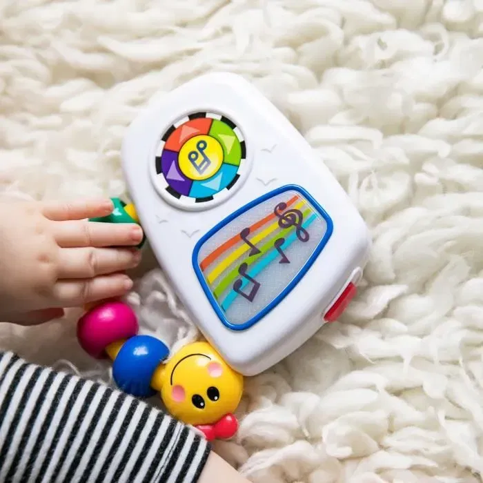 Baby Einstein Take Along Tunes Radio Portable et Boîte à Musique pour Bébé 3 Mois+ avec Lumières et Mélodies Classiques