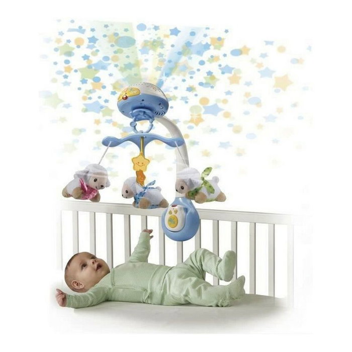 Vtech Baby Mobile Lumi Mobile Compte-Moutons Bleu Vtech Baby Mobile Lumi Mobile Compte-Moutons Bleu