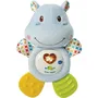 Vtech Baby Hochet Croc'Hippo - Peluche Texturée Bleue Musicale, pour Poussée Dentaire, Sons et Chansons, Stimulation Sensorielle