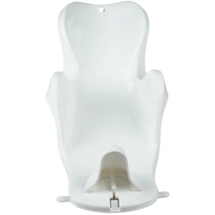 Thermobaby Transat de bain Daphné - Blanc muguet, Conforme aux normes de sécurité, 48.5 x 23 x 18 cm