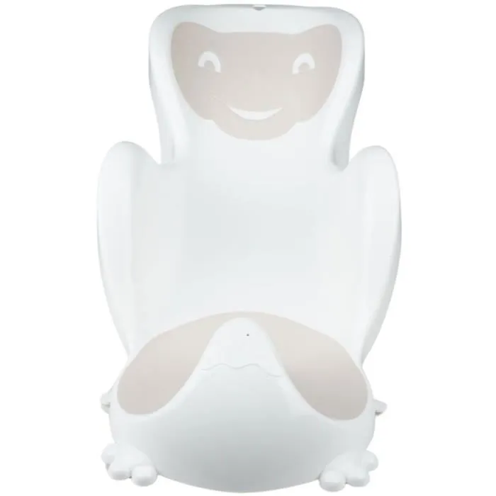 THERMOBABY babycoon Transat de Bain Marron Glacé en Polypropylene Soft SBS - Confortable et Sécurisé pour Bébé jusqu'à 8 Mois