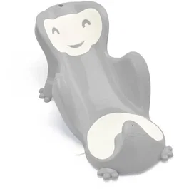 Thermobaby Transat de Bain Babycoon® - Gris Charme - Support pour bébé avec maintien ergonomique, 2 ventouses de fixation et zones douces pour le confort