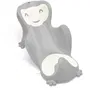 Thermobaby Transat de Bain Babycoon® - Gris Charme - Support pour bébé avec maintien ergonomique, 2 ventouses de fixation et zones douces pour le confort