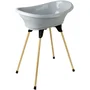 Thermobaby VASCO Pieds de baignoire en bois français pour rehausser la baignoire, système breveté, compatible tuyau