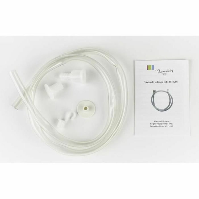 Thermobaby Tuyau de vidange pour baignoire Lagon & Vasco blanc Thermobaby Tuyau de vidange pour baignoire Lagon & Vasco blanc