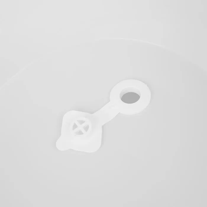 Thermobaby VASCO Blanc Muguet - Baignoire bébé 3 en 1 avec support et tuyau de vidange pour un bain confortable et rangement facile