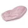 Thermobaby Baignoire Lagon Bébé Rose Poudré - Baignoire ergonomique semi-allongée en polypropylène pour nourrissons de 0 à 12 mois