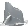 Thermobaby BLOC Rehausseur de Chaise pour Bébé Tudi - Gris Charme, Harnais 3 Points, Léger et Transportable - Made in France