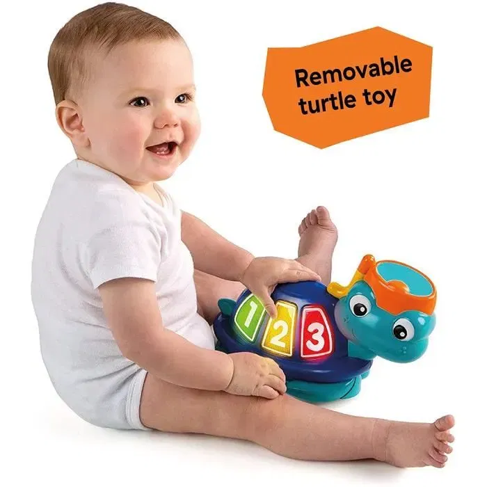 Baby Einstein - Neptune Ocean Discovery - Aire d'éveil bébé avec sauteur, 13 activités multilingues, jouet pivotant 360°, cadeau
