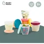 BABYMOOV Babybols Kit L Lot de 6 pots hermétiques 250 ml pour bébé