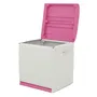 Plastiken Coffre de rangement Space Saver avec roulettes et cadenas - 190 L - Fuchsia - 60 x 61 x 53 cm