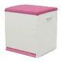 Plastiken Coffre de rangement Space Saver avec roulettes et cadenas - 190 L - Fuchsia - 60 x 61 x 53 cm