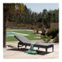 ALLIBERT by KETER Chaise longue JAIPUR Gris graphite