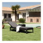 ALLIBERT by KETER Chaise longue JAIPUR Gris graphite