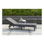 ALLIBERT by KETER Chaise longue JAIPUR Gris graphite