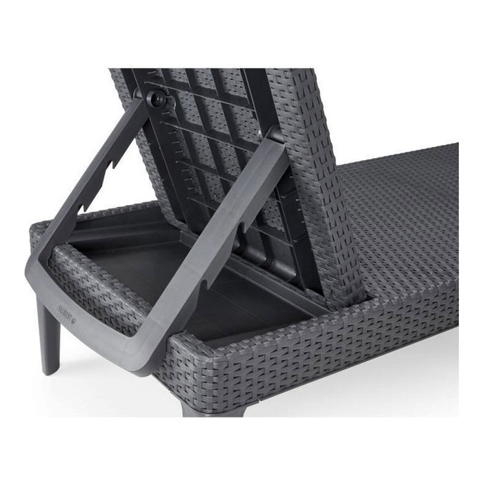 ALLIBERT by KETER Chaise longue JAIPUR Gris graphite ALLIBERT by KETER Chaise longue JAIPUR Gris graphite