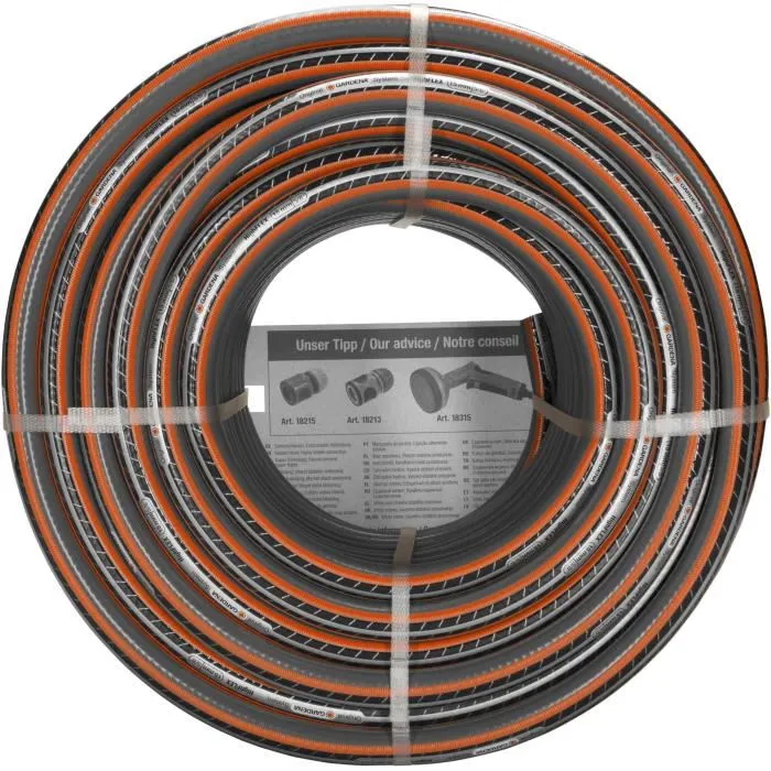 Gardena Tuyau d'arrosage Comfort HighFLEX, Ø19mm, 25m, Anti-nœud Indéformable, Garantie 25 ans, Technologie Power Grip Gardena Tuyau d'arrosage Comfort HighFLEX, Ø19mm, 25m, Anti-nœud Indéformable, Garantie 25 ans, Technologie Power Grip