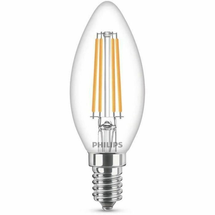 Philips Ampoule LED Flamme Blanc Froid E14 60W équivalent