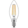Philips Ampoule LED Flamme E14 Non Dimmable, 60W Équivalent, Blanc Froid, Éclairage Haute Qualité et Économie d'Énergie