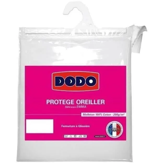 Dodo Protège-matelas Emma 60x60 cm Coton Hypoallergénique Lavable à 95° Fabriqué en France Dodo Protège-matelas Emma 60x60 cm Coton Hypoallergénique Lavable à 95° Fabriqué en France
