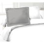 Lovely Home Lot de 2 Taies d'Oreillers 50x70 cm Gris clair, 100% coton