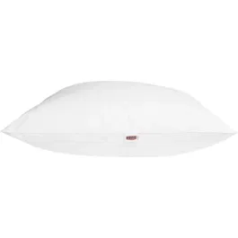 Dodo Oreiller Luxor 60x60 cm - Enveloppe 100% Coton Percale, Garnissage 100% Polyester à Effet Duvet - Confort Moyen - Certifié Oeko-Tex Standard 100