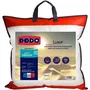 Dodo Oreiller Luxor 60x60 cm - Enveloppe 100% Coton Percale, Garnissage 100% Polyester à Effet Duvet - Confort Moyen - Certifié Oeko-Tex Standard 100